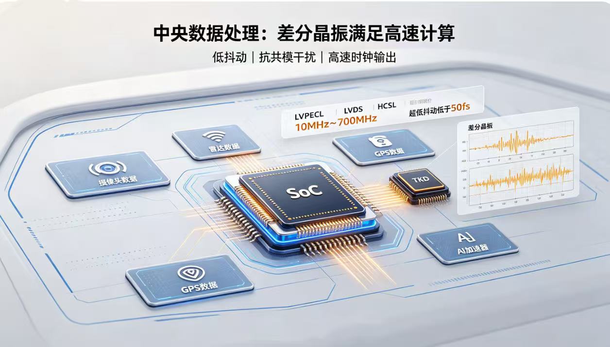 自动驾驶汽车（ADAS）中的晶振应用：四大核心模块选型解析