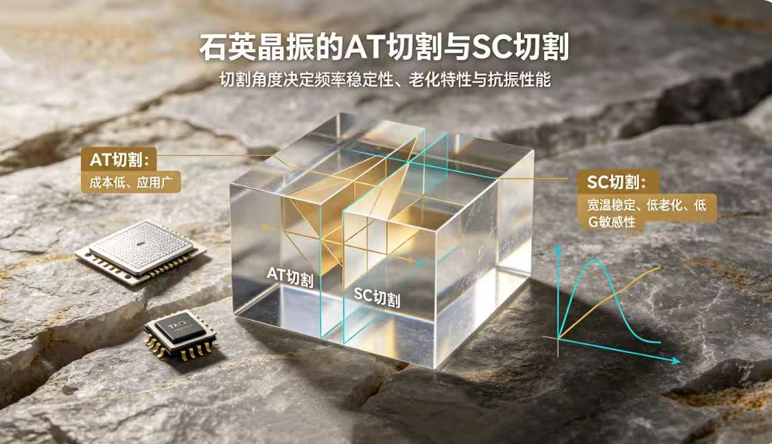 石英晶振AT切割与SC切割深度解析：性能差异与选型要点